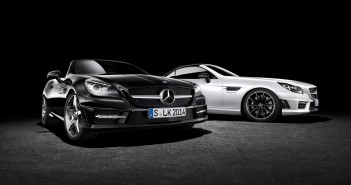Mercedes-Benz SL 2LOOK Edition & SLK carbonLOOK Mercedes-Benz SLK carbonLOOK Edition in Schwarz und Mercedes-Benz SL 63 AMG 2LOOK Edition in Weiß